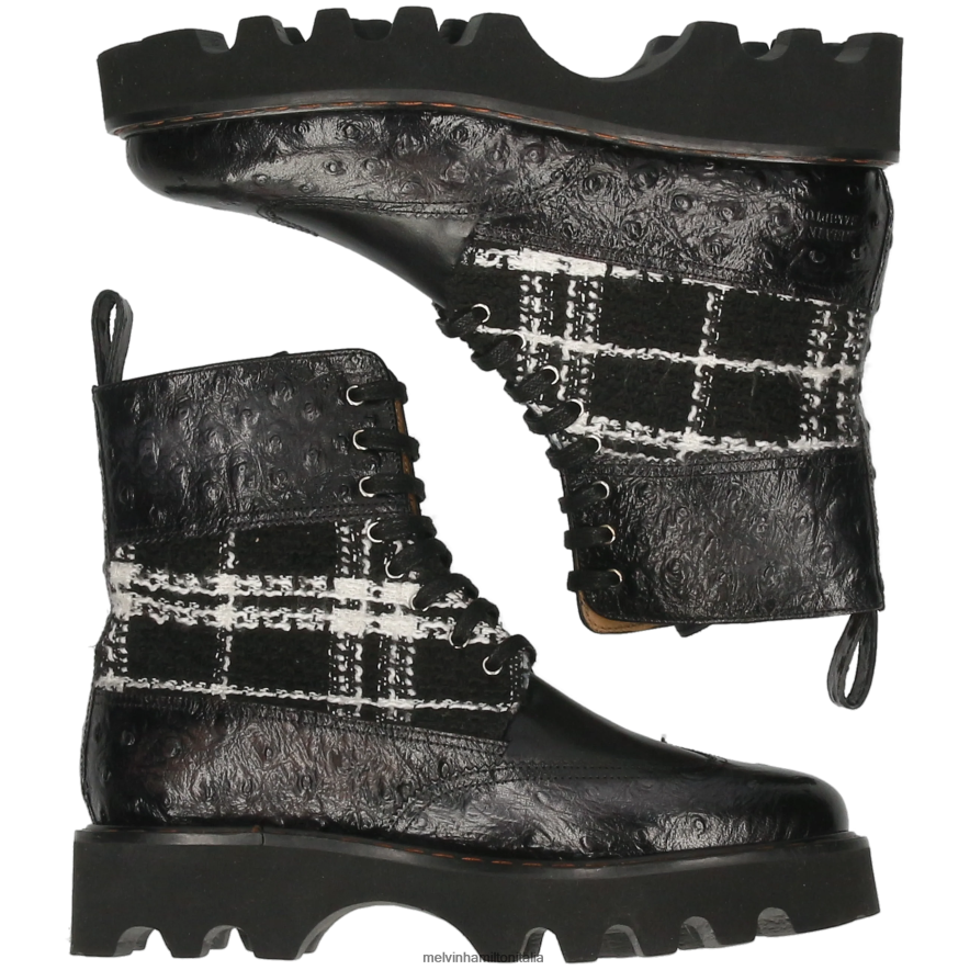 esso Melvin & Hamilton donne megan 38 nero stivali L80P2P1187