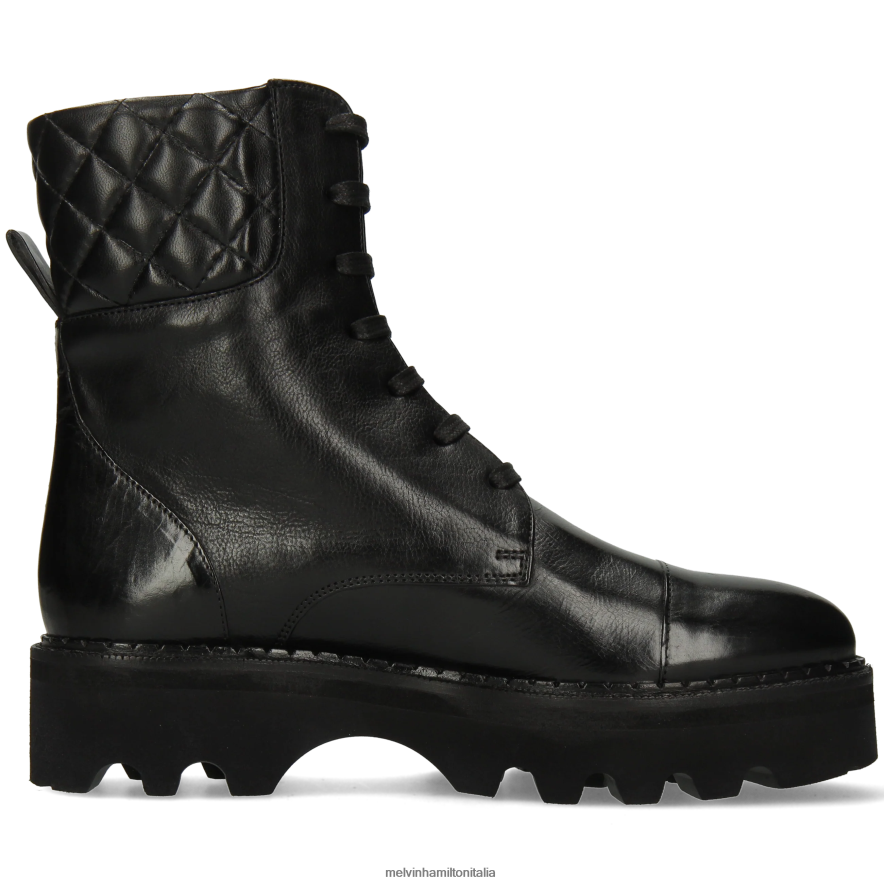 esso Melvin & Hamilton donne sibilla 12 nero stivali L80P2P1153