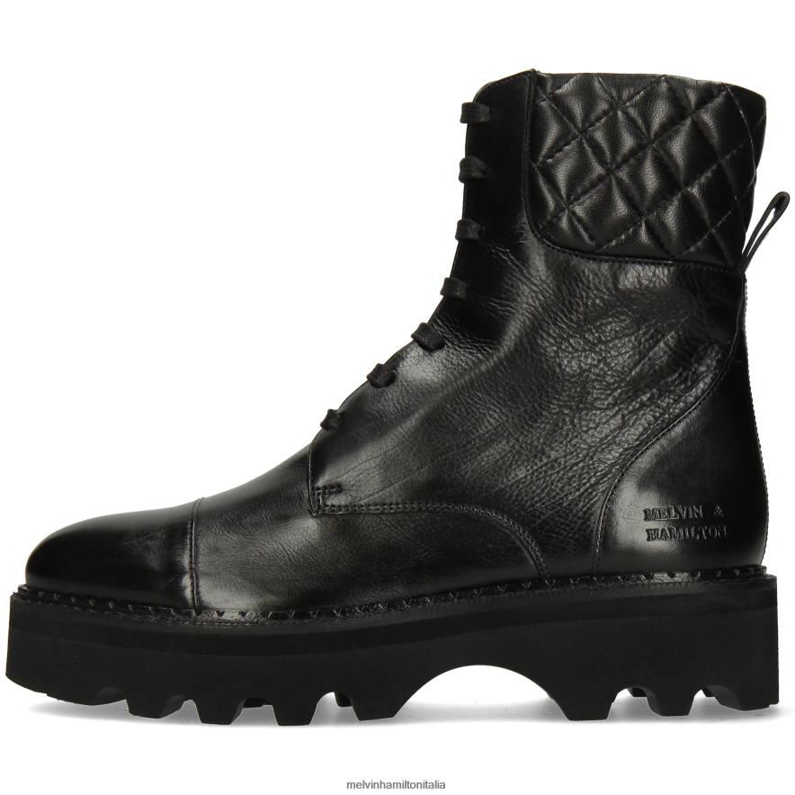esso Melvin & Hamilton donne sibilla 12 nero stivali L80P2P1153