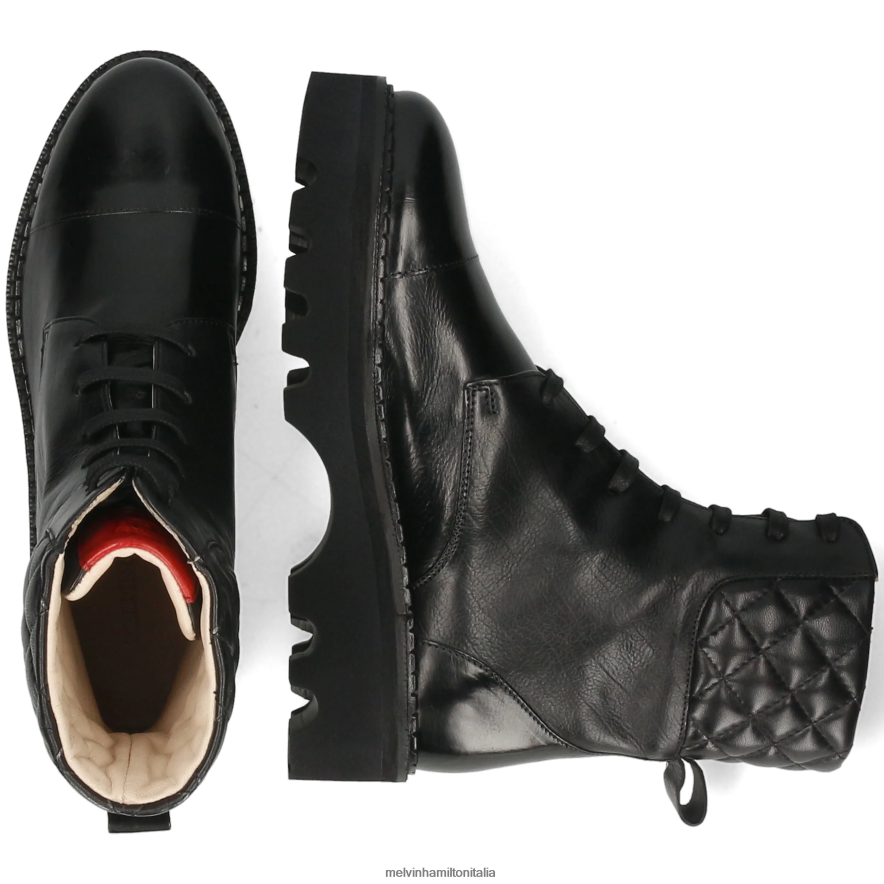 esso Melvin & Hamilton donne sibilla 12 nero stivali L80P2P1153