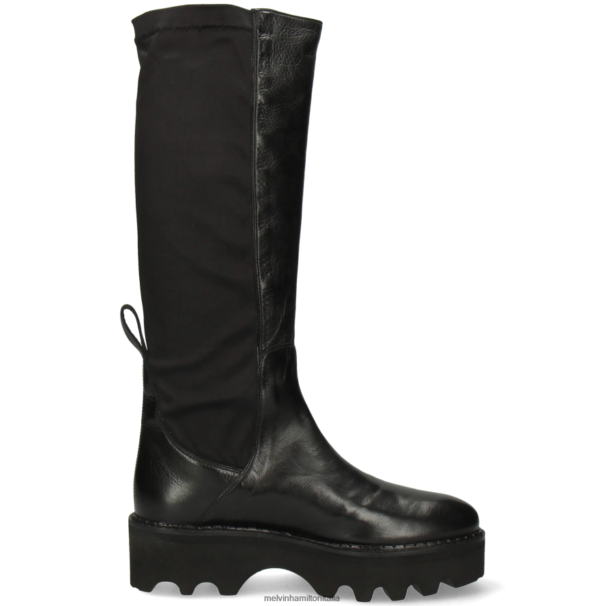esso Melvin & Hamilton donne sibilla 14 nero stivali L80P2P1212