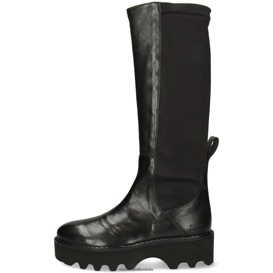esso Melvin & Hamilton donne sibilla 14 nero stivali L80P2P1212