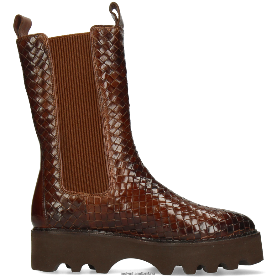 esso Melvin & Hamilton donne sibilla 5 marrone stivali L80P2P1215
