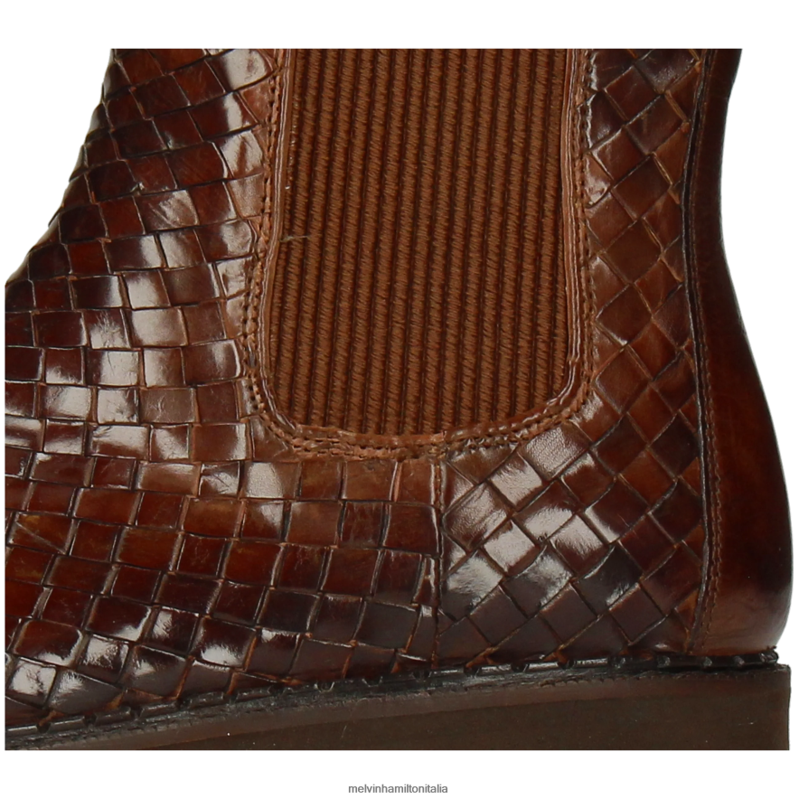 esso Melvin & Hamilton donne sibilla 5 marrone stivali L80P2P1215