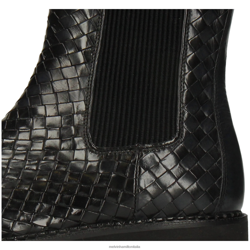 esso Melvin & Hamilton donne sibilla 5 nero stivali DLT2BB1217