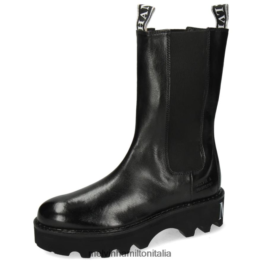 esso Melvin & Hamilton donne sibilla 5 nero stivali L80P2P1183