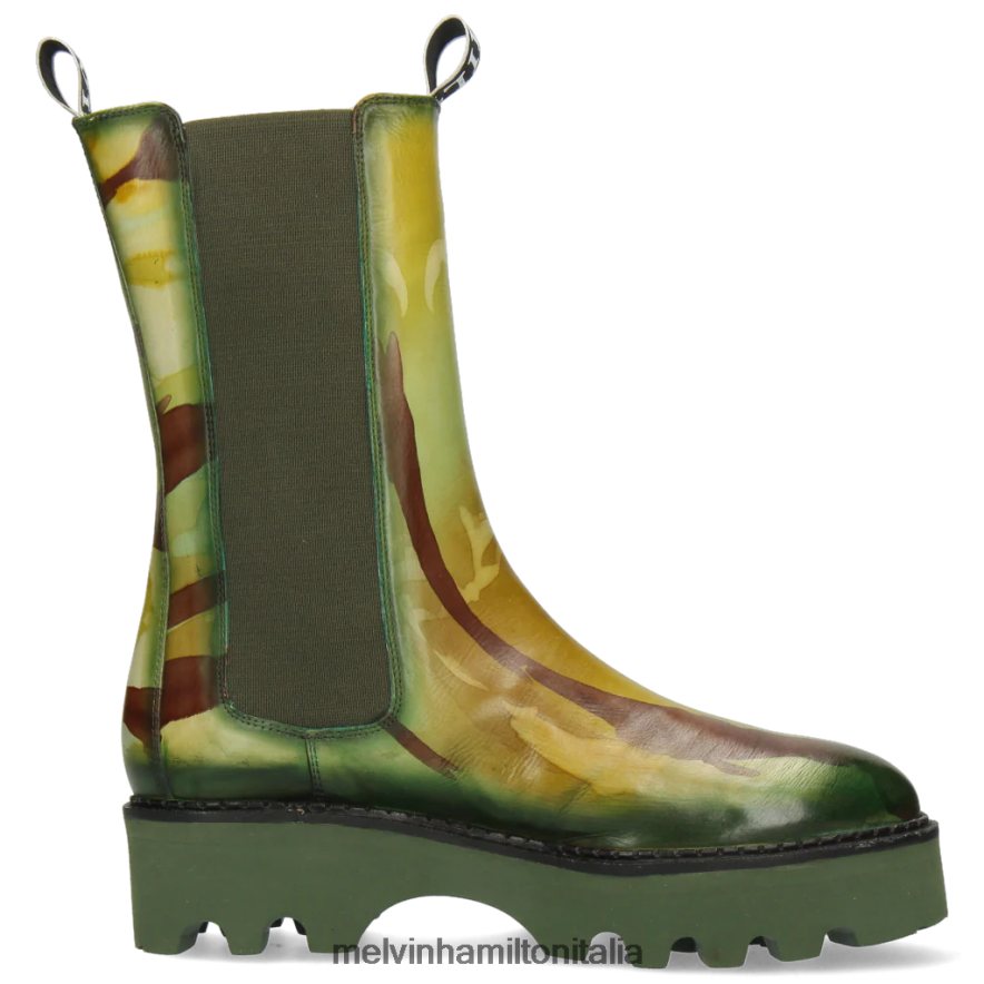 esso Melvin & Hamilton donne sibilla 5 verde stivali L80P2P1218
