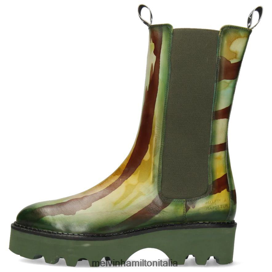 esso Melvin & Hamilton donne sibilla 5 verde stivali L80P2P1218