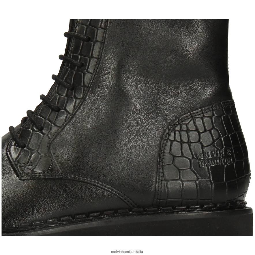 esso Melvin & Hamilton donne sortita 95 nero stivali L80P2P1194
