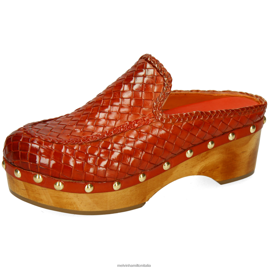 esso Melvin & Hamilton donne flora 13 rosso zoccoli DLT2BB1991