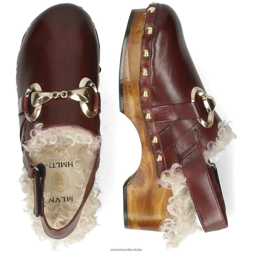 esso Melvin & Hamilton donne flora 1 viola zoccoli DLT2BB1994