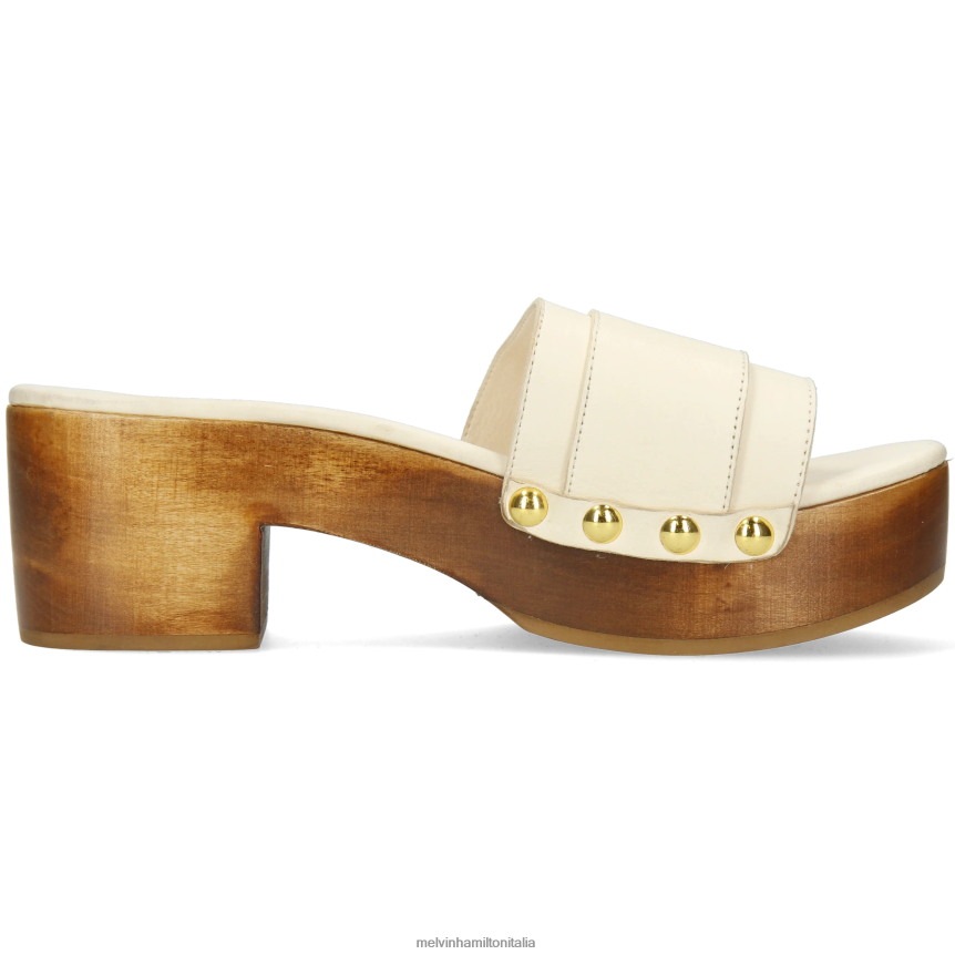 esso Melvin & Hamilton donne layla 1 beige zoccoli DLT2BB1988