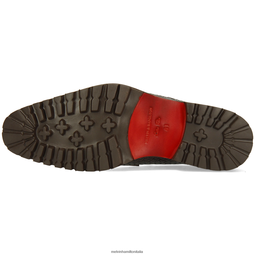 esso Melvin & Hamilton uomini Carlo 5 marrone mocassini L80P2P280