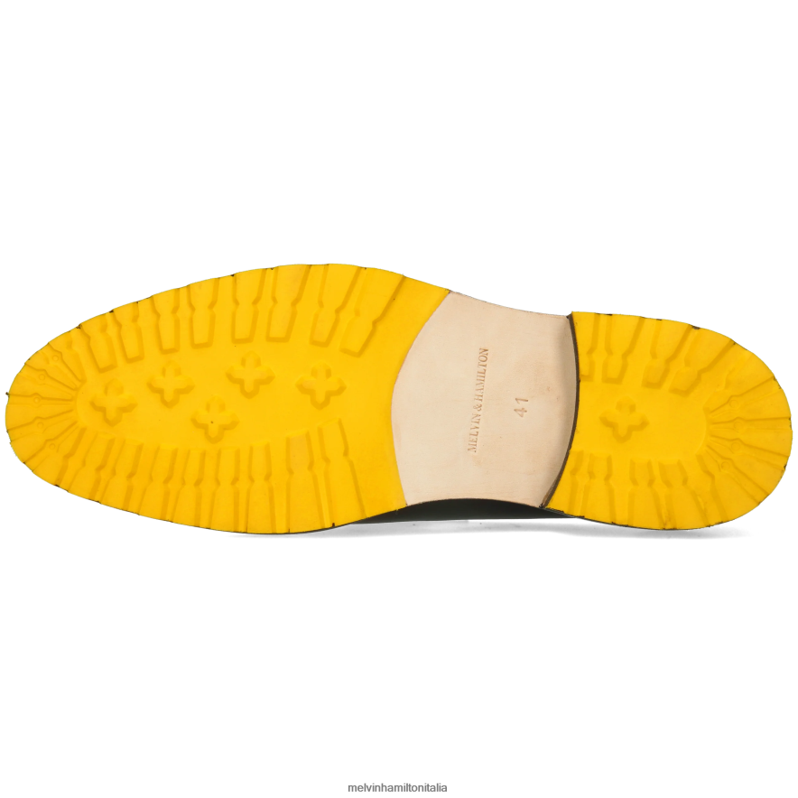 esso Melvin & Hamilton uomini Giorgio 5 nero mocassini L80P2P242