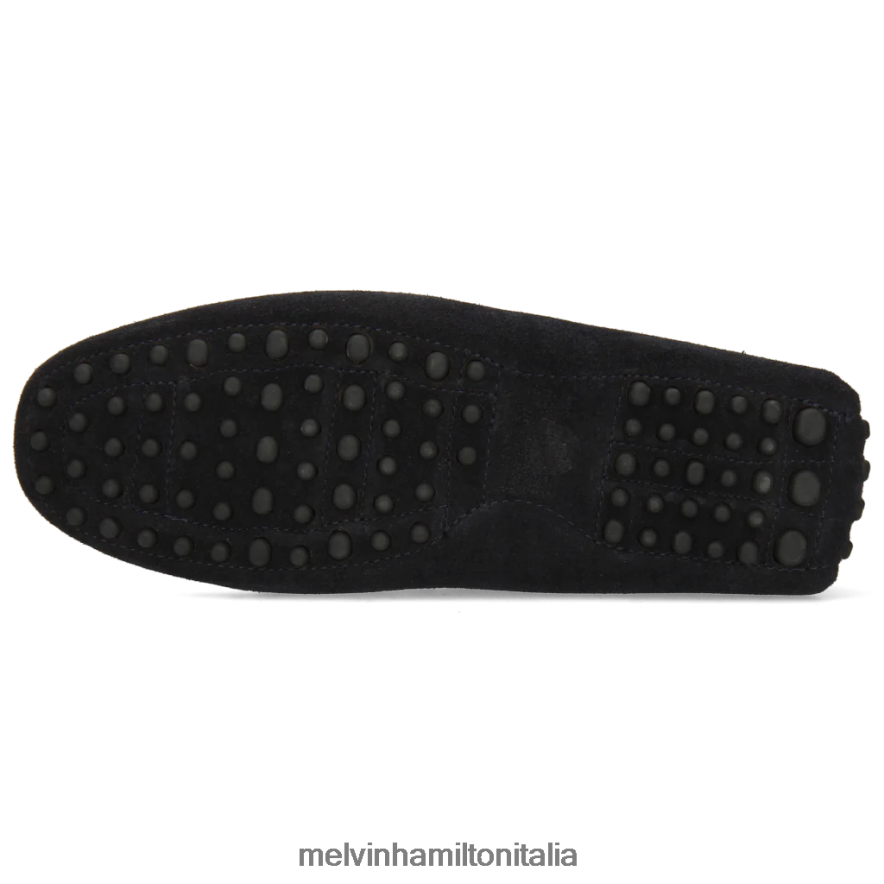 esso Melvin & Hamilton uomini Nelson 1 blu mocassini L80P2P277