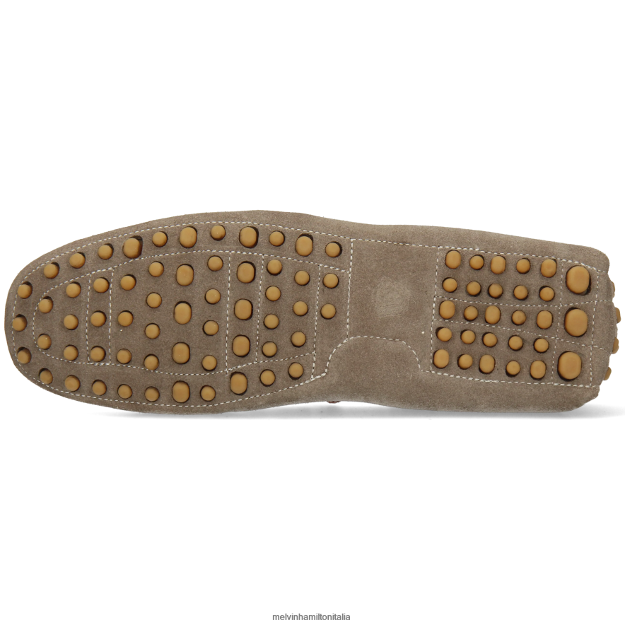esso Melvin & Hamilton uomini Nelson 3 grigio mocassini L80P2P311