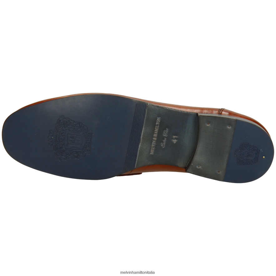 esso Melvin & Hamilton uomini clivi 16 marrone mocassini L80P2P216