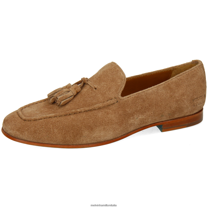 esso Melvin & Hamilton uomini clivi 20 marrone mocassini L80P2P241