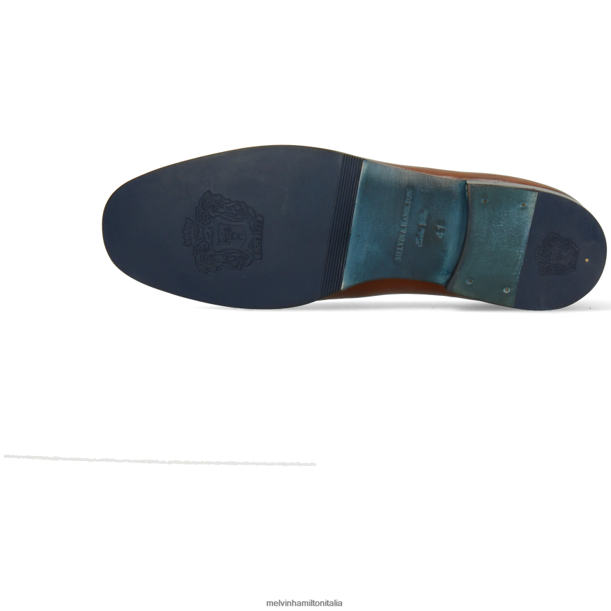 esso Melvin & Hamilton uomini clivi 20 marrone mocassini L80P2P273