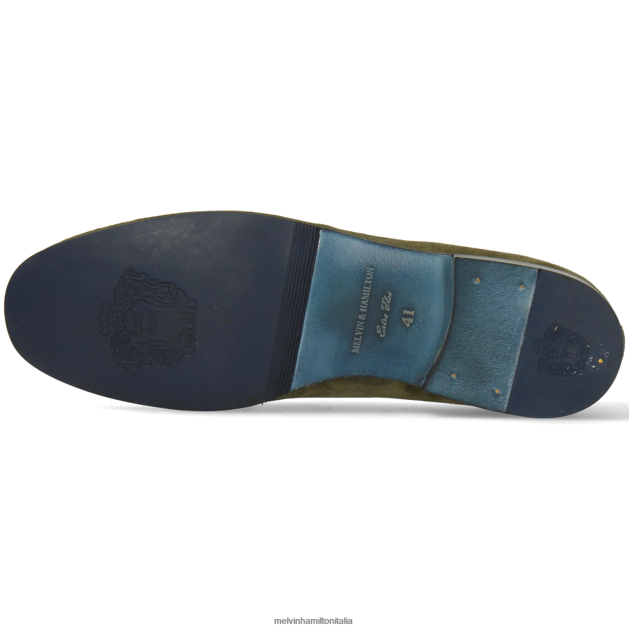 esso Melvin & Hamilton uomini clivi 20 verde mocassini L80P2P222
