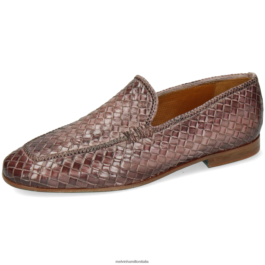 esso Melvin & Hamilton uomini clivi 22 grigio mocassini L80P2P290