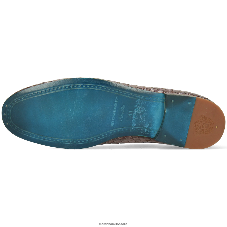 esso Melvin & Hamilton uomini clivi 22 grigio mocassini L80P2P290