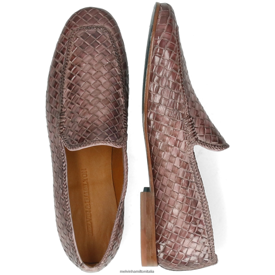 esso Melvin & Hamilton uomini clivi 22 grigio mocassini L80P2P290