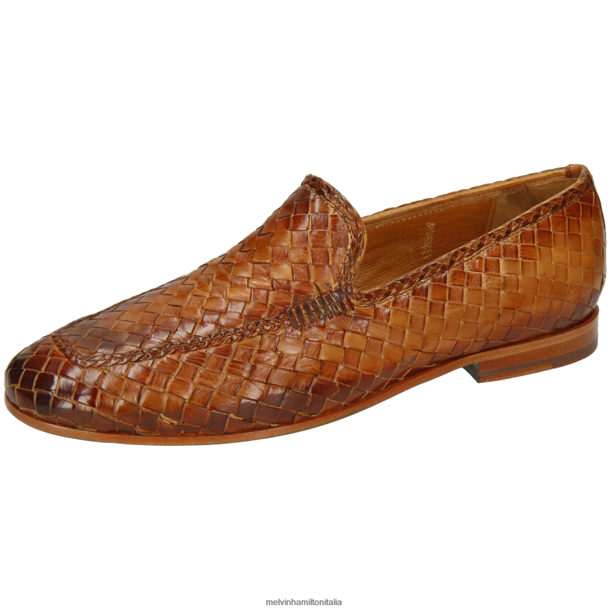 esso Melvin & Hamilton uomini clivi 22 marrone mocassini L80P2P318