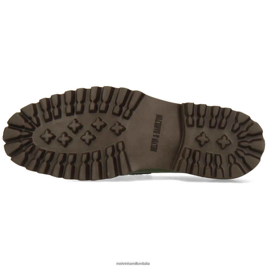 esso Melvin & Hamilton uomini forare 9 verde mocassini L80P2P265