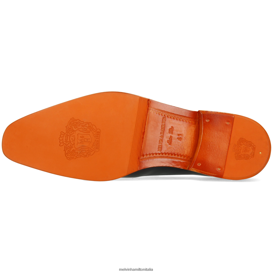 esso Melvin & Hamilton uomini leonardo24 grigio mocassini L80P2P244