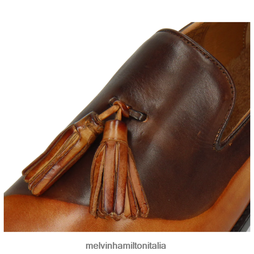 esso Melvin & Hamilton uomini leonardo24 marrone mocassini L80P2P286