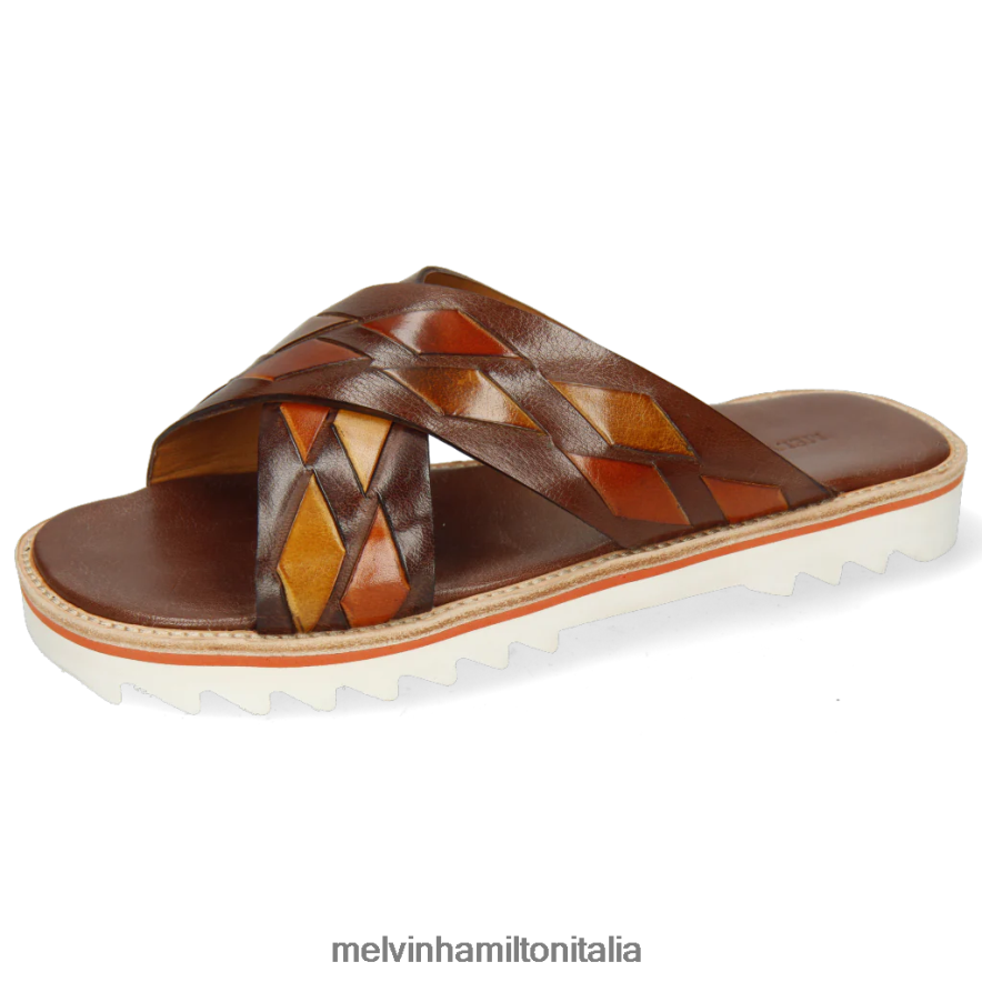 esso Melvin & Hamilton uomini Sam 37 marrone muli L80P2P733