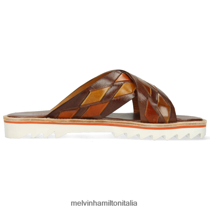 esso Melvin & Hamilton uomini Sam 37 marrone muli L80P2P733