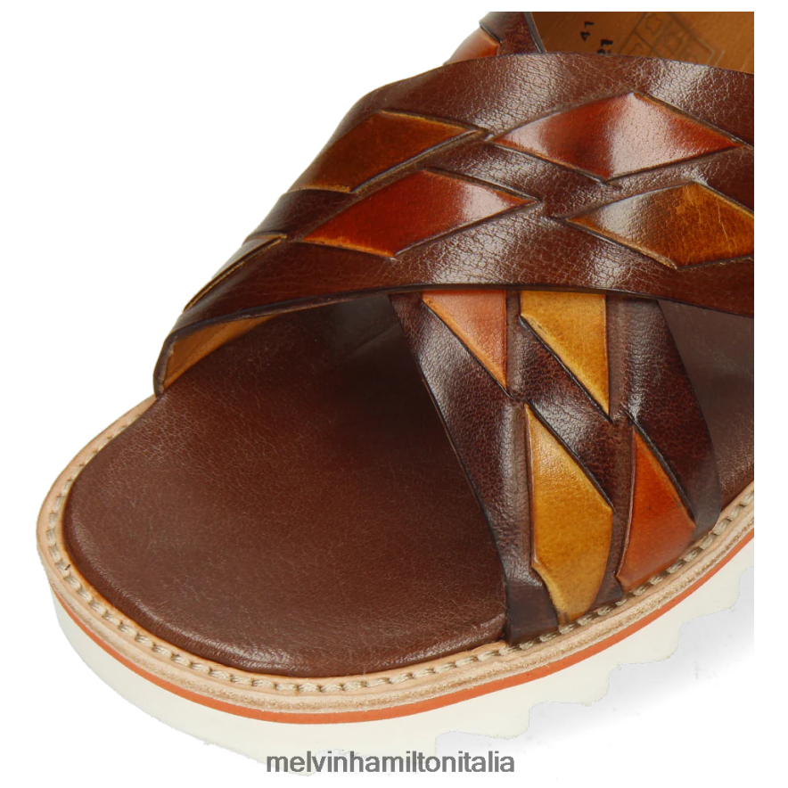 esso Melvin & Hamilton uomini Sam 37 marrone muli L80P2P733