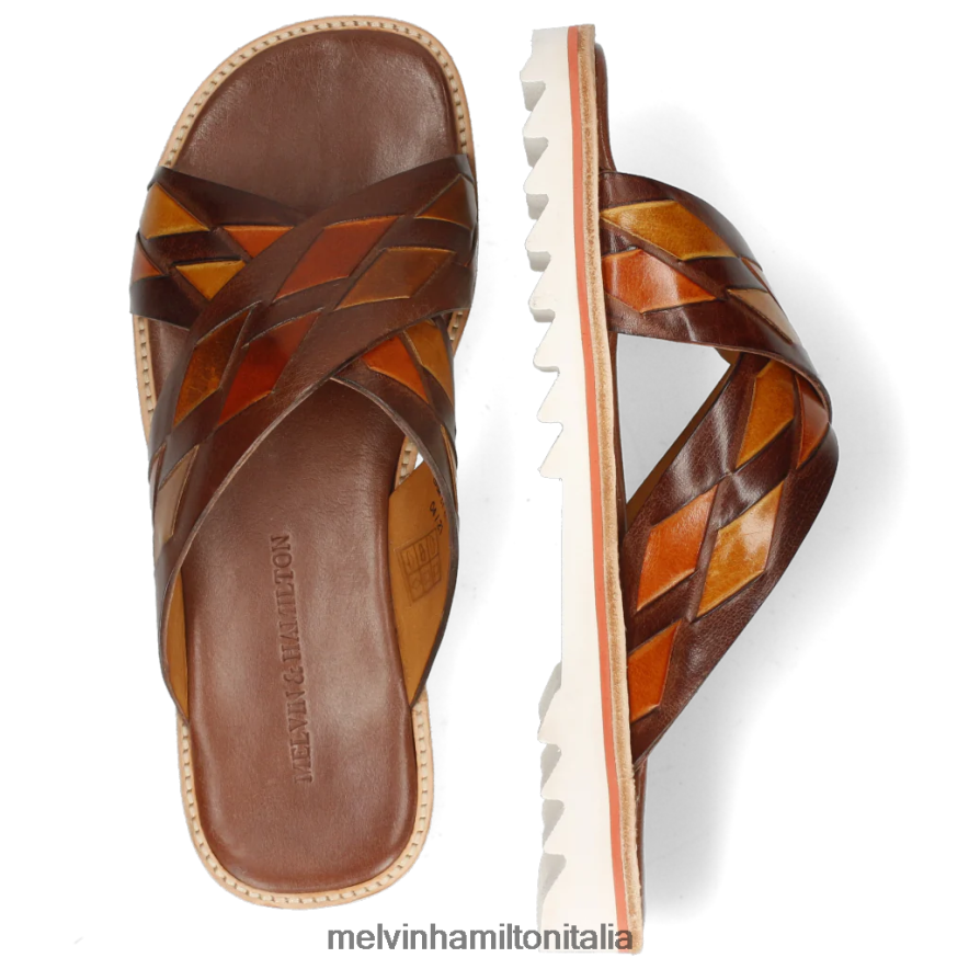 esso Melvin & Hamilton uomini Sam 37 marrone muli L80P2P733