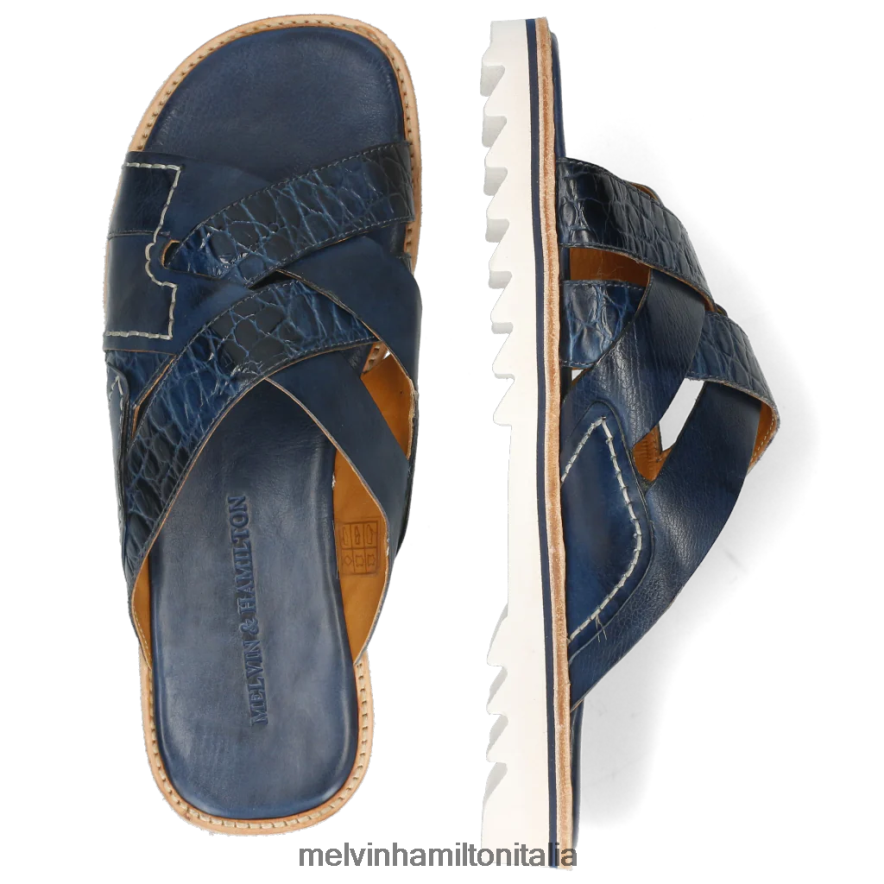 esso Melvin & Hamilton uomini Sam 38 blu muli L80P2P732