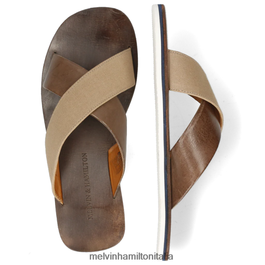 esso Melvin & Hamilton uomini Sam 5 beige muli L80P2P720