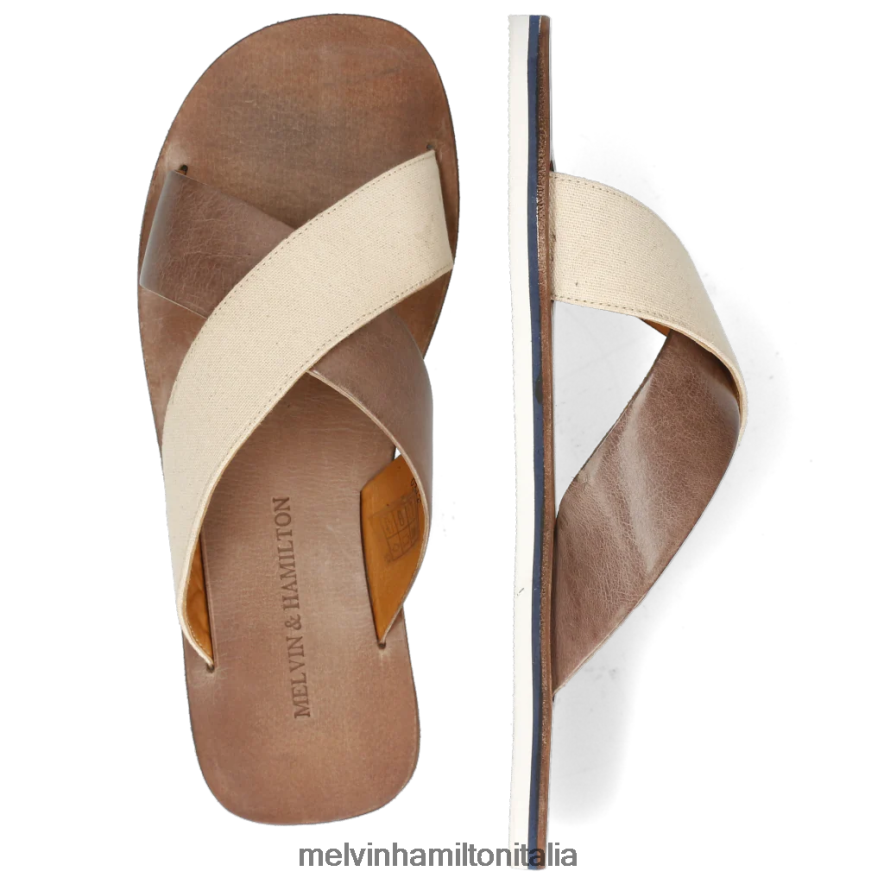 esso Melvin & Hamilton uomini Sam 5 marrone muli L80P2P726