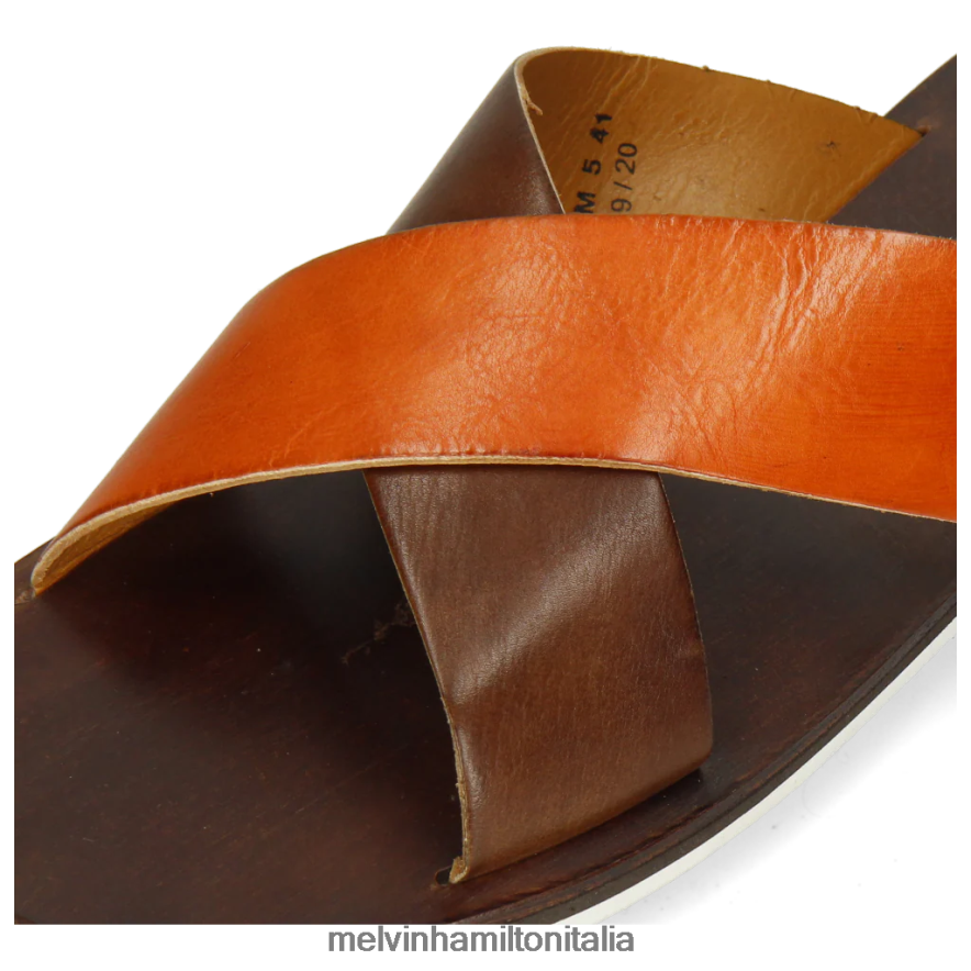 esso Melvin & Hamilton uomini Sam 5 marrone muli L80P2P741