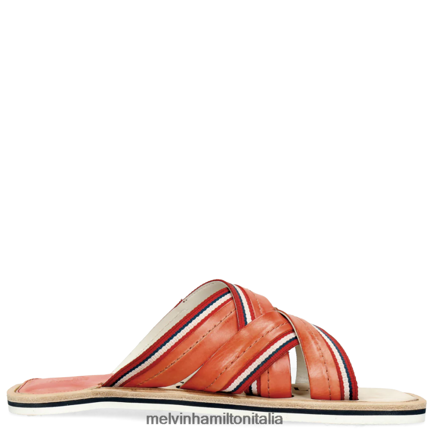 esso Melvin & Hamilton uomini bob 2 arancia muli L80P2P734