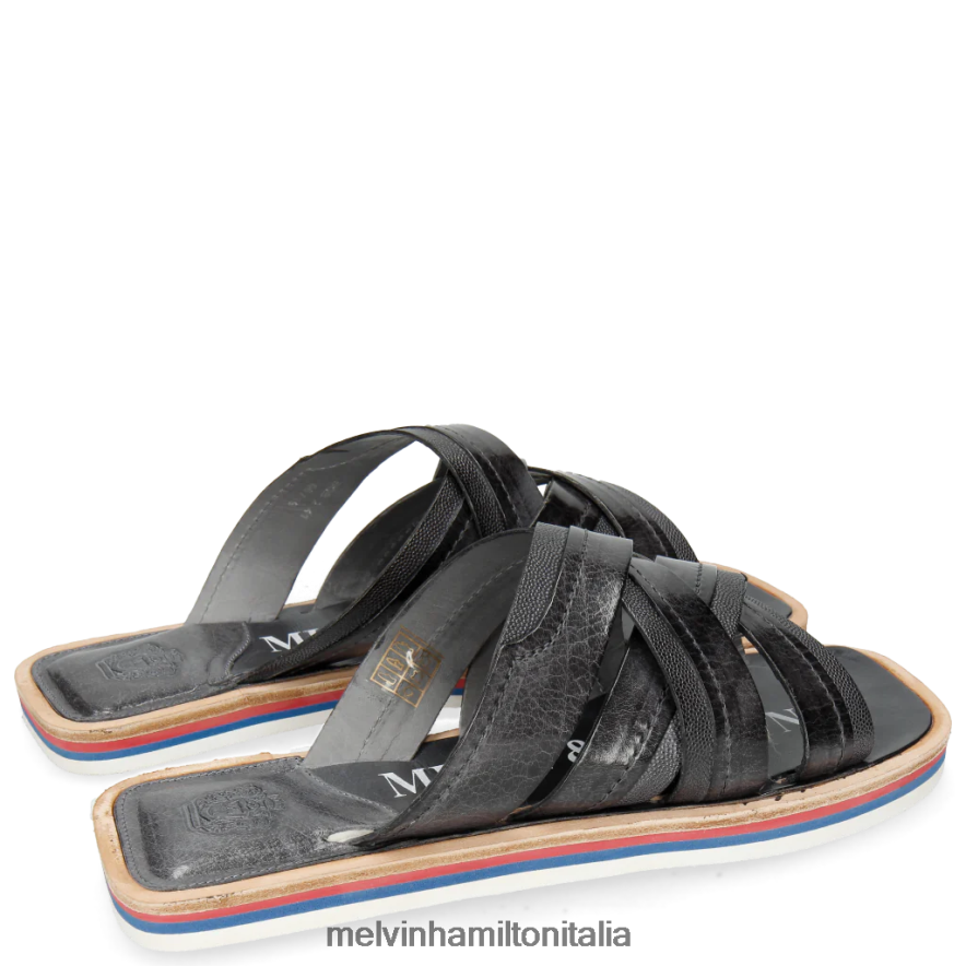 esso Melvin & Hamilton uomini bob 2 grigio muli L80P2P724