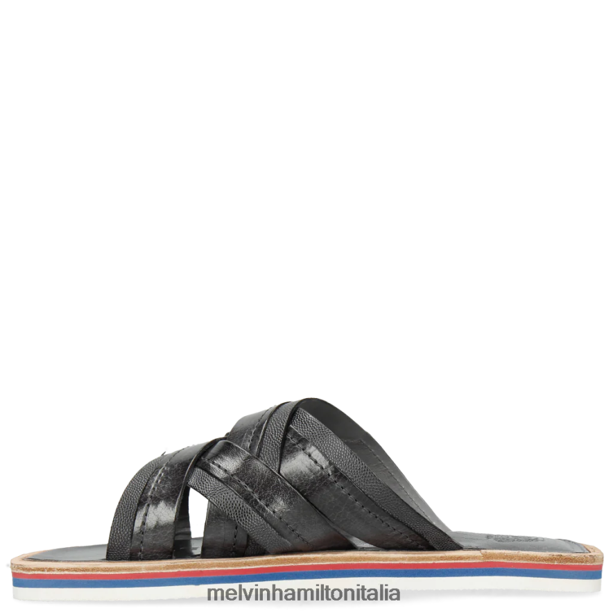 esso Melvin & Hamilton uomini bob 2 grigio muli L80P2P724