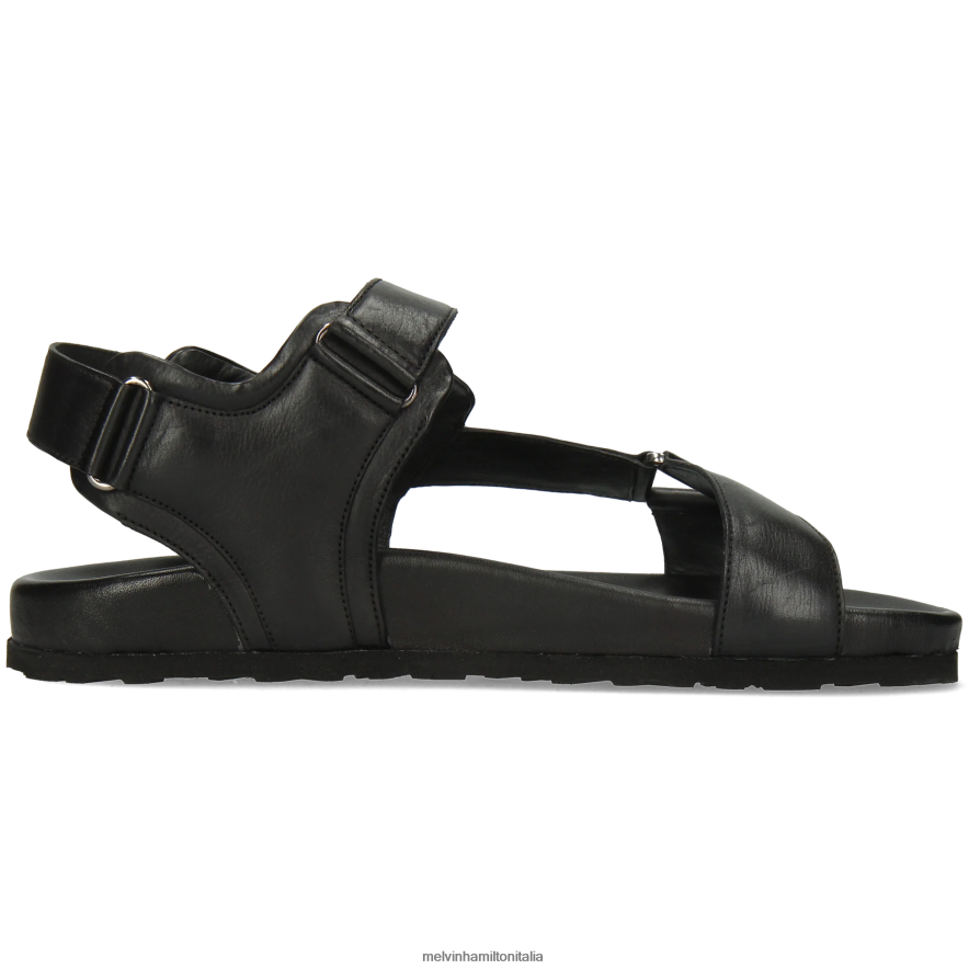 esso Melvin & Hamilton uomini Roberto 22 nero sandali L80P2P752