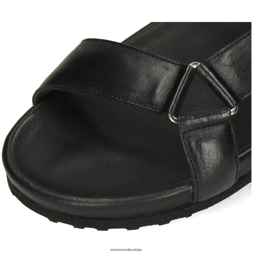 esso Melvin & Hamilton uomini Roberto 22 nero sandali L80P2P752
