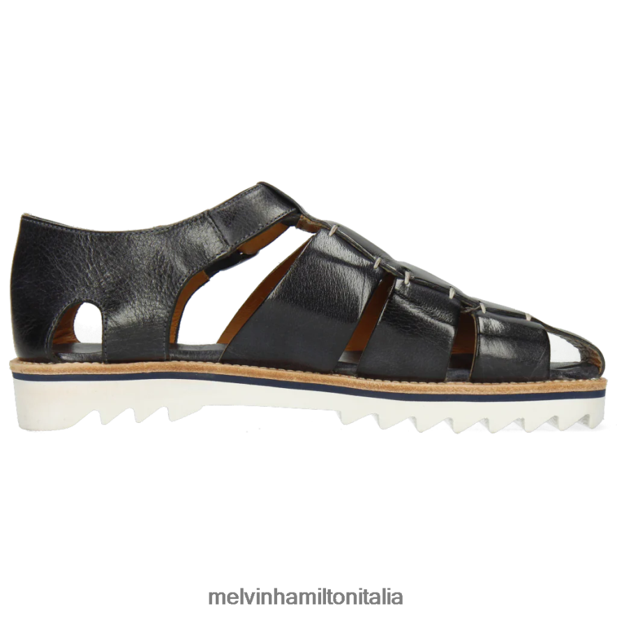 esso Melvin & Hamilton uomini Sam 29 blu sandali L80P2P767