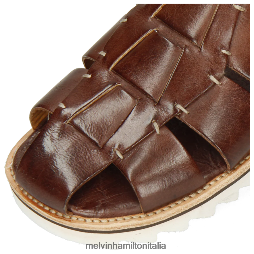 esso Melvin & Hamilton uomini Sam 29 marrone sandali L80P2P773