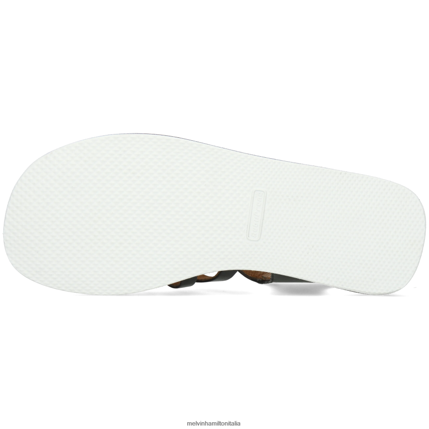 esso Melvin & Hamilton uomini Sam 39 nero sandali L80P2P763