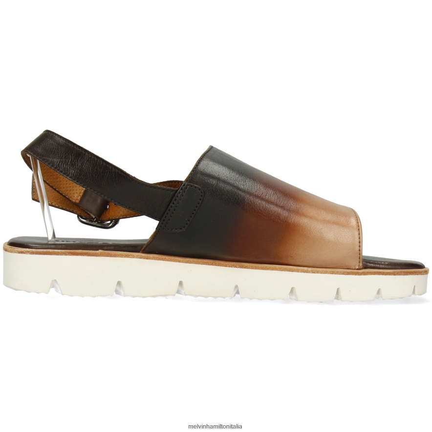 esso Melvin & Hamilton uomini Sam 45 marrone sandali L80P2P771