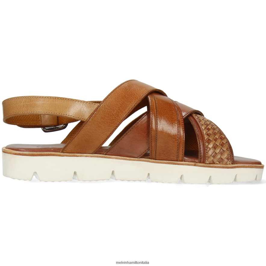 esso Melvin & Hamilton uomini Sam 46 marrone sandali L80P2P776