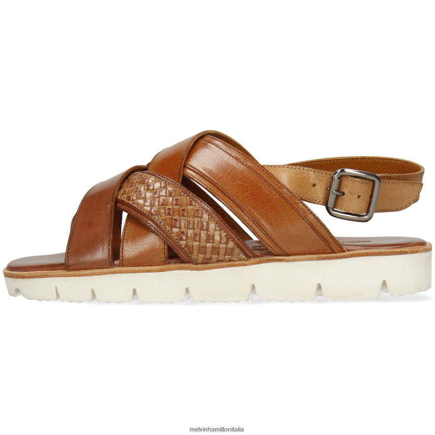 esso Melvin & Hamilton uomini Sam 46 marrone sandali L80P2P776